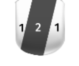 1:2:1-diagonal